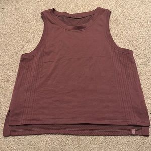 Lululemon train to be tank maroon in size 2